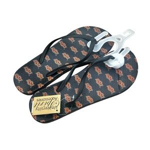 OKLAHOMA STATE OSU women's flipflops University Spirit accessories size 7 NWT